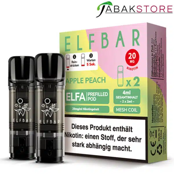 Elfa-Pods-Apple-Peach-20mg