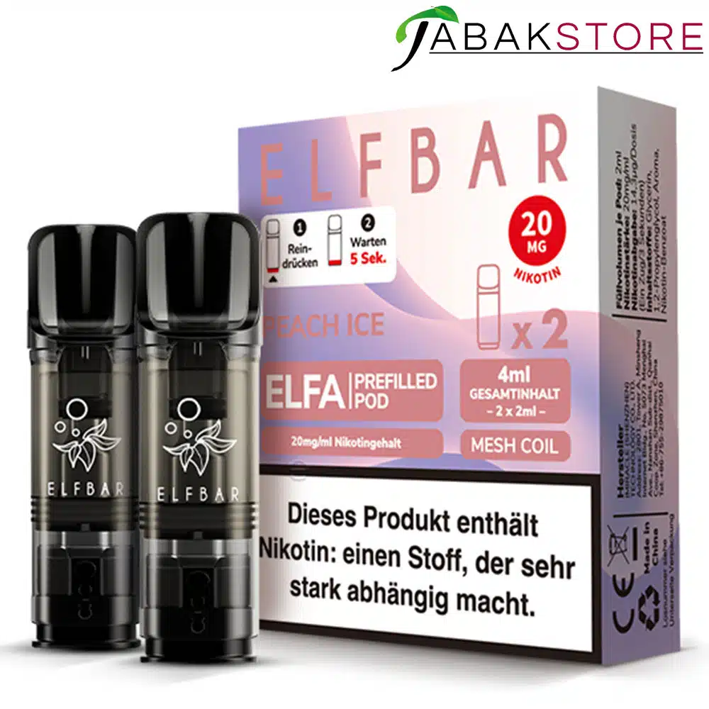 ELFA | Peach Ice | Liquid Pod | 20mg | 2er Pack