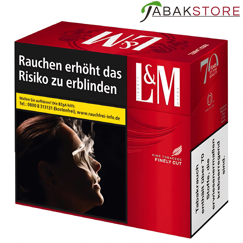 L&M Red zu 25,00 Euro mit 80 Zigaretten