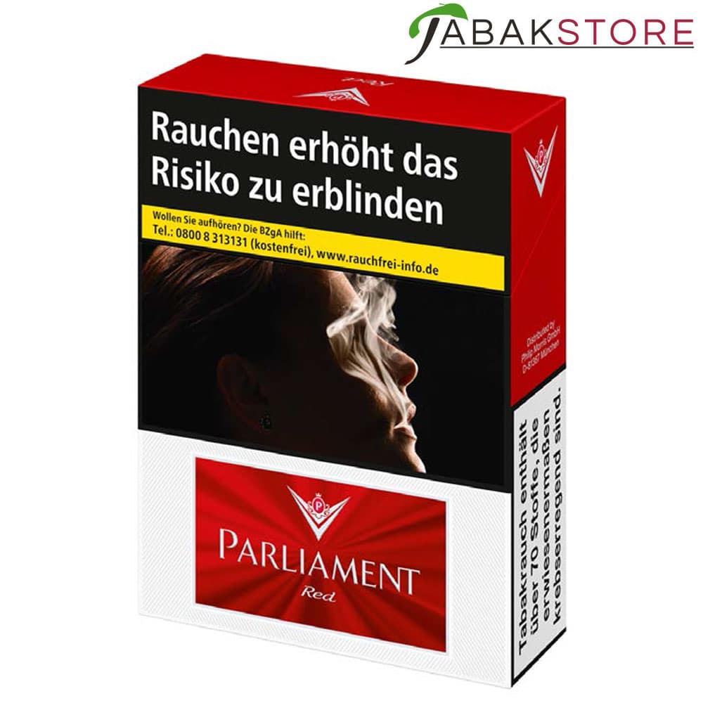 Parliament Red 7,00 Euro | 23 Zigaretten