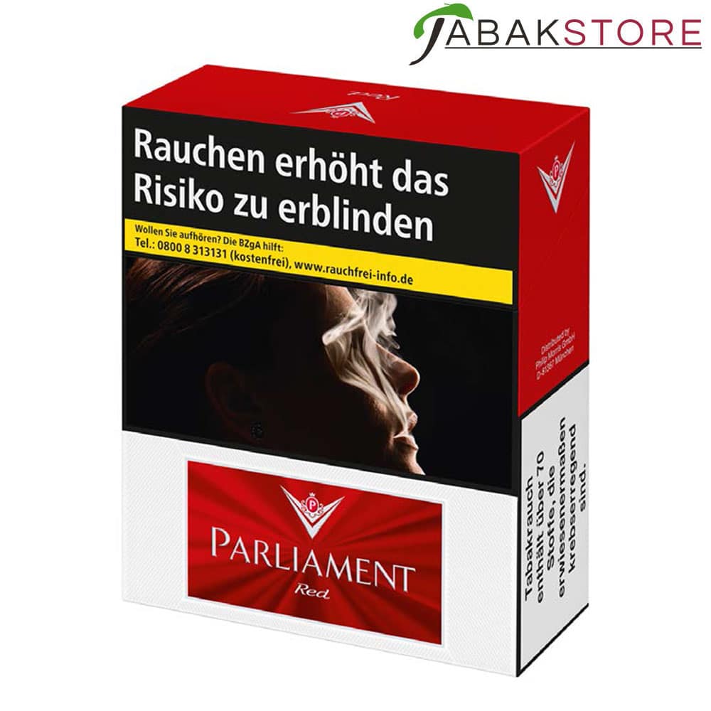 Parliament Red 10,00 Euro | 32 Zigaretten