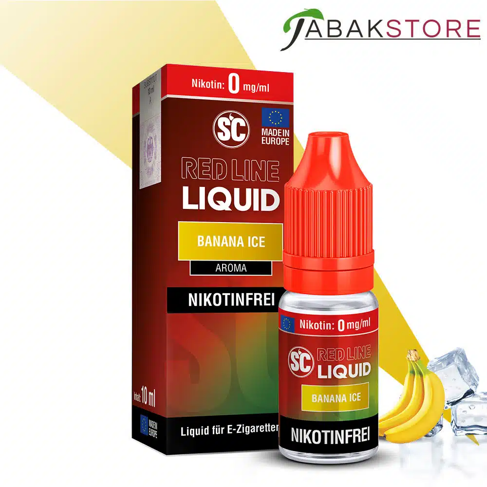 SC – Red Line – Banana Ice – Nikotinsalz Liquid 10ml Liquid 0 mg/ml