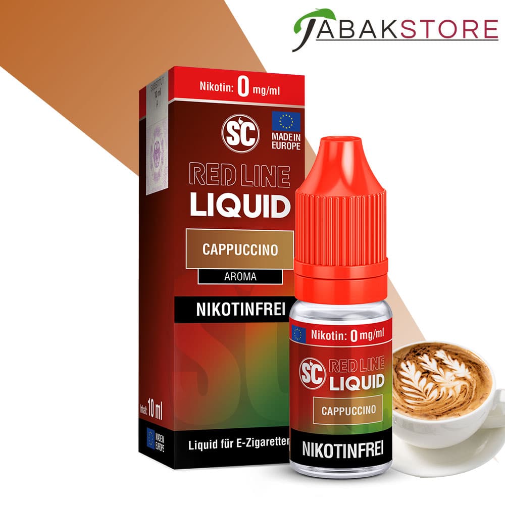 SC – Red Line – Cappuccino – Nikotinsalz Liquid 10ml Liquid 0 mg/ml