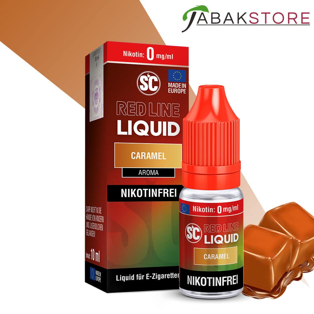 SC – Red Line – Caramel – Nikotinsalz Liquid 10ml Liquid 0 mg/ml