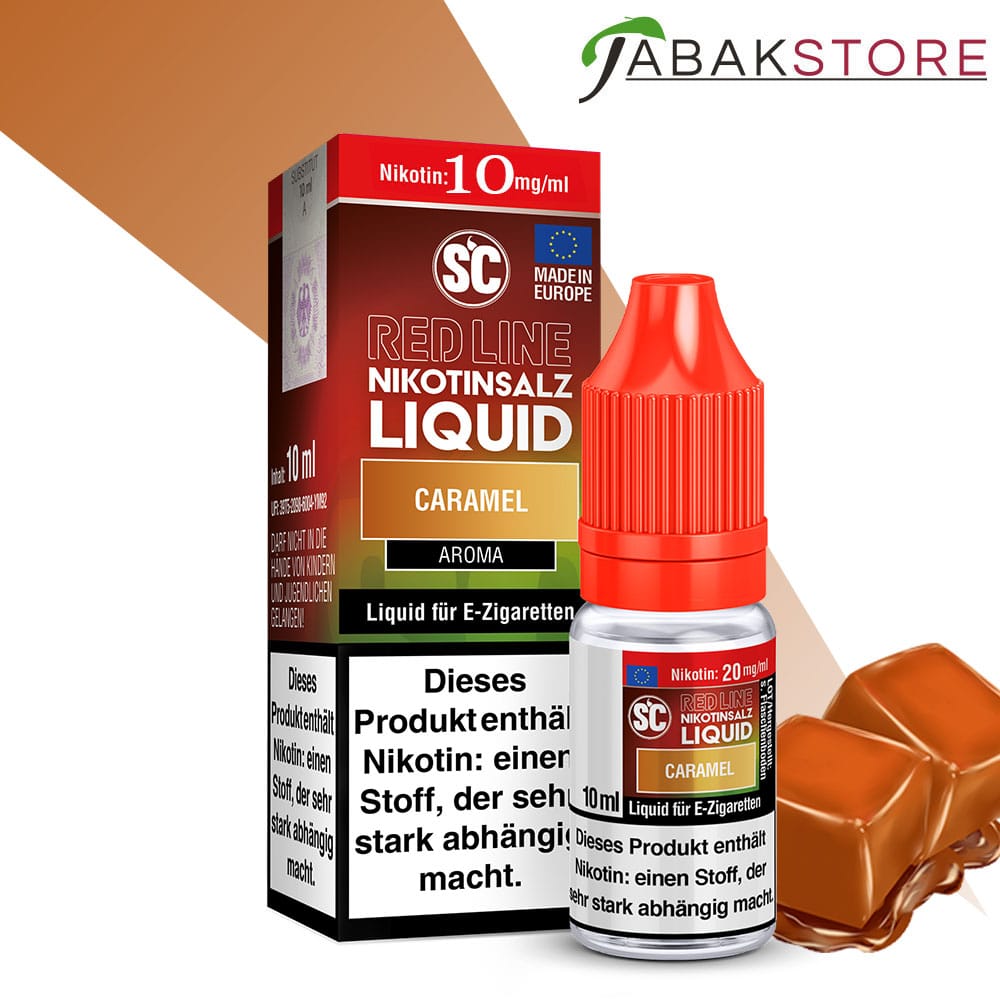 SC – Red Line – Caramel – Nikotinsalz Liquid 10ml Liquid 10 mg/ml