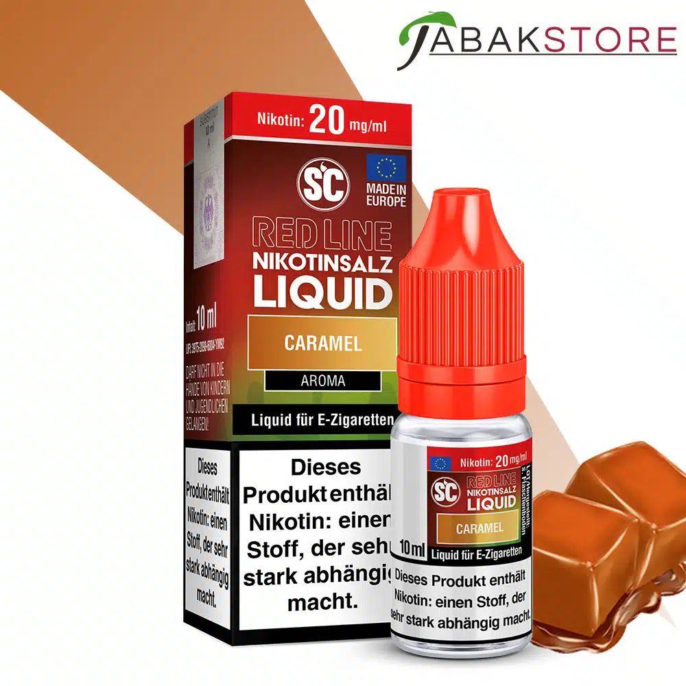 SC – Red Line – Caramel – Nikotinsalz Liquid 10ml Liquid 20 mg/ml