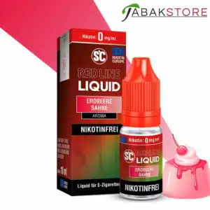 SC-Red-Line-Erdbeere-Sahne-0mg-Liquid-ohne-Nikotin