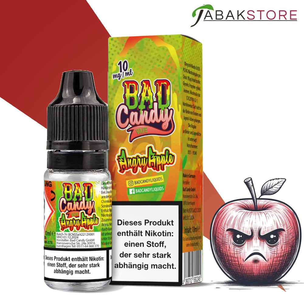 Bad Candy | Angry Apple  | 10ml Liquid | 10mg