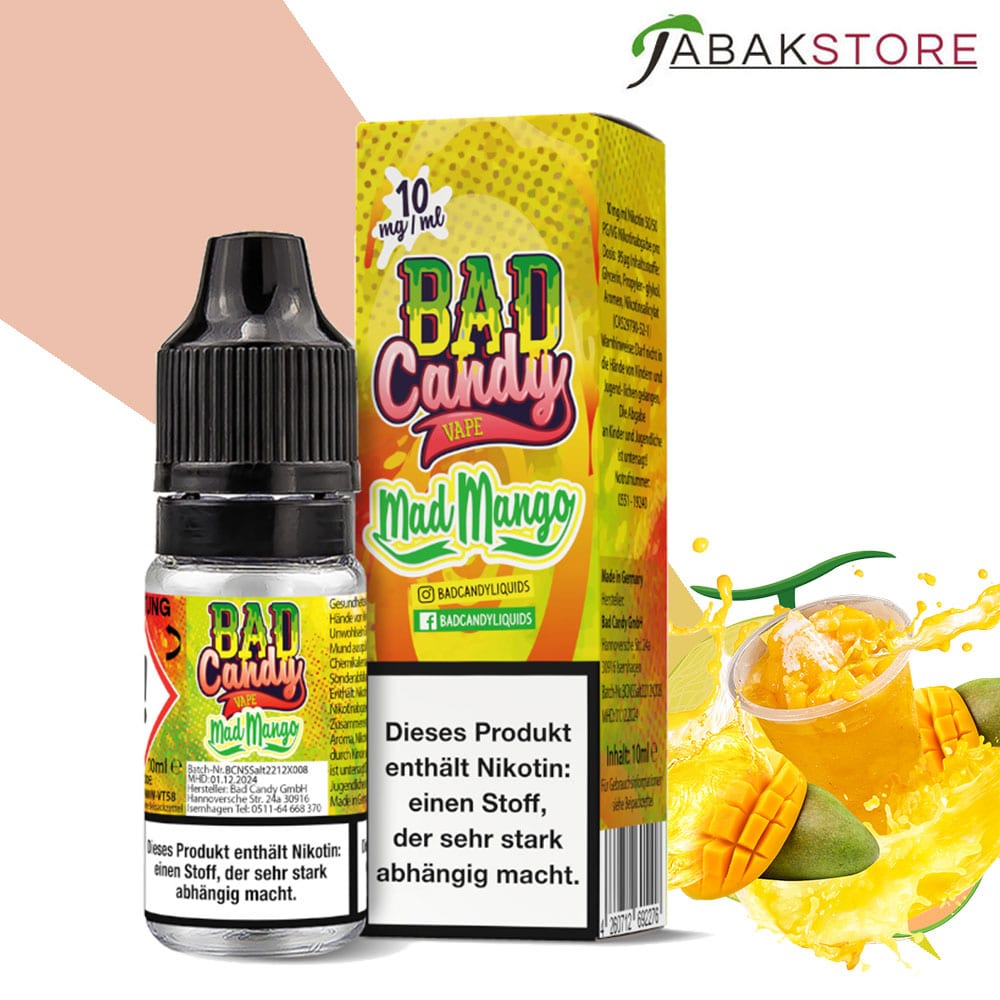 Bad Candy | Mad Mango | 10ml Liquid | 10mg