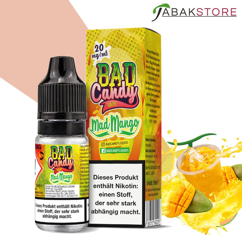 Bad Candy | Mad Mango | 10ml Liquid | 20mg