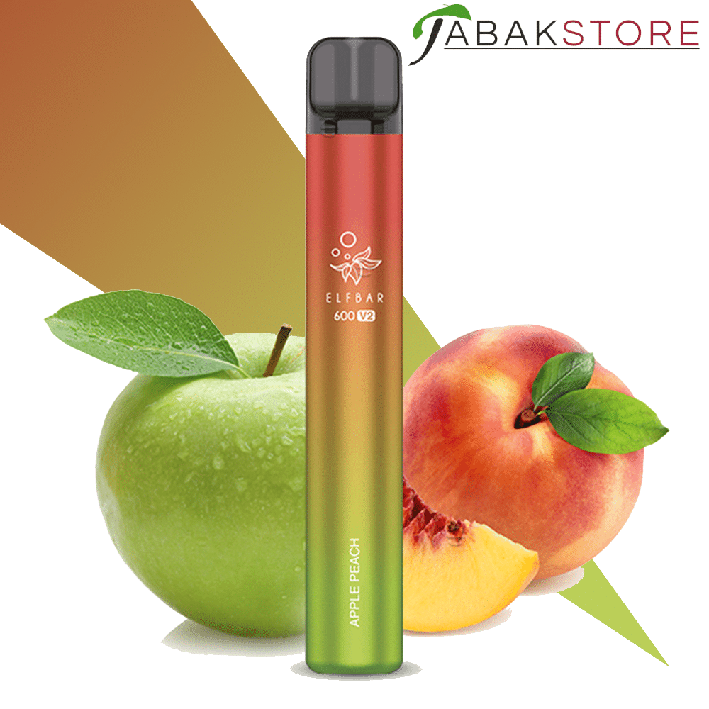 Elfbar V2 600 Vape – Apple Peach 20 mg/ml