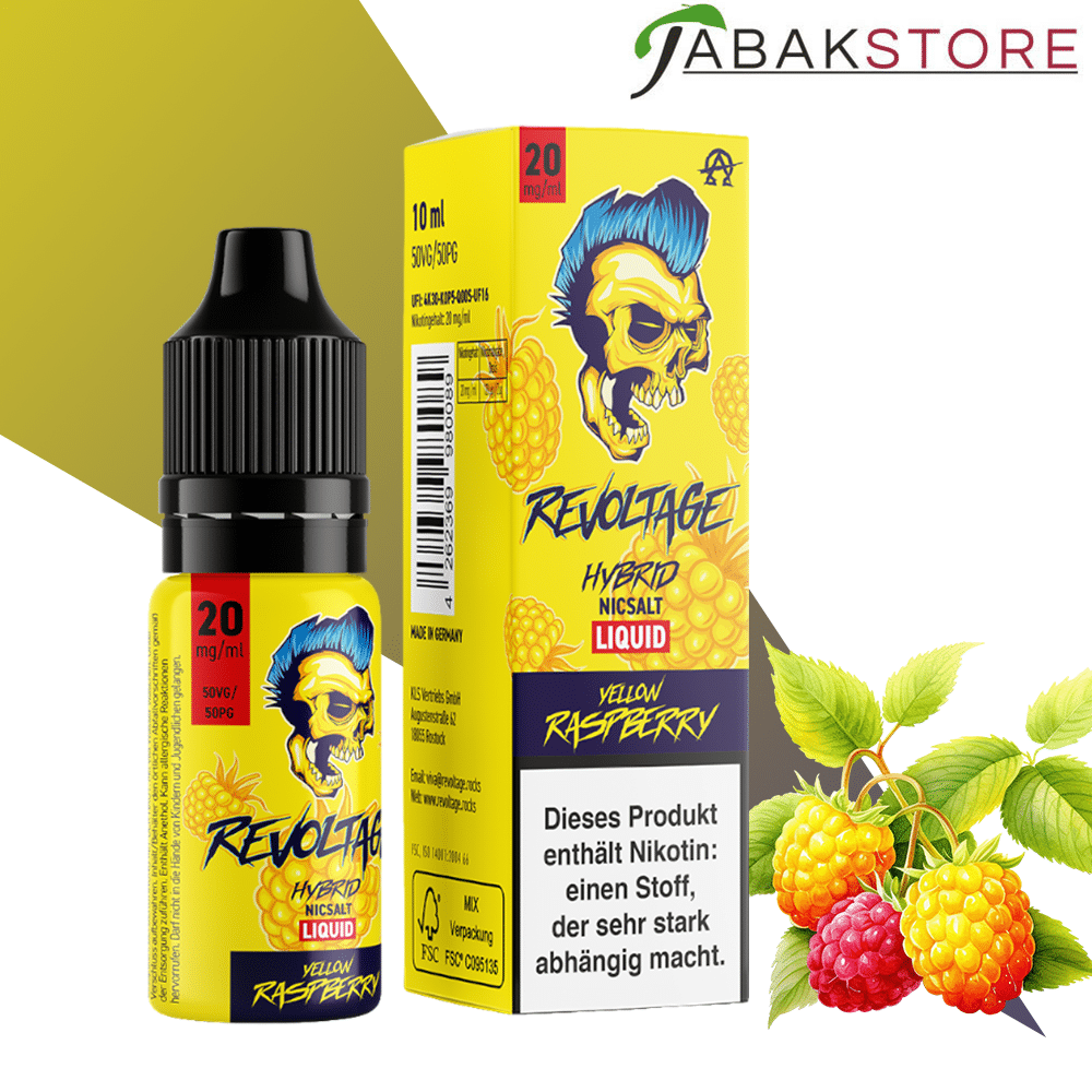 Revoltage | Yellow Raspberry | 10ml Liquid | 20mg