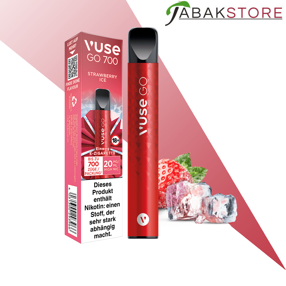 Vuse GO 700 – Strawberry Ice – 20mg/ml