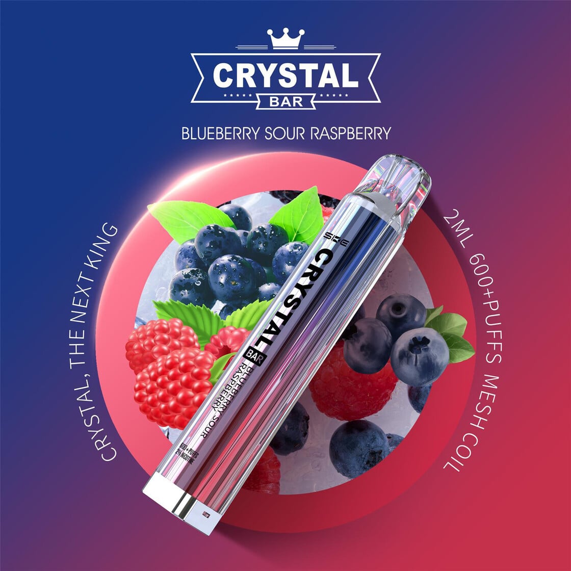 Crystal SKE | Blueberry Sour Raspberry | 20mg Nikotin