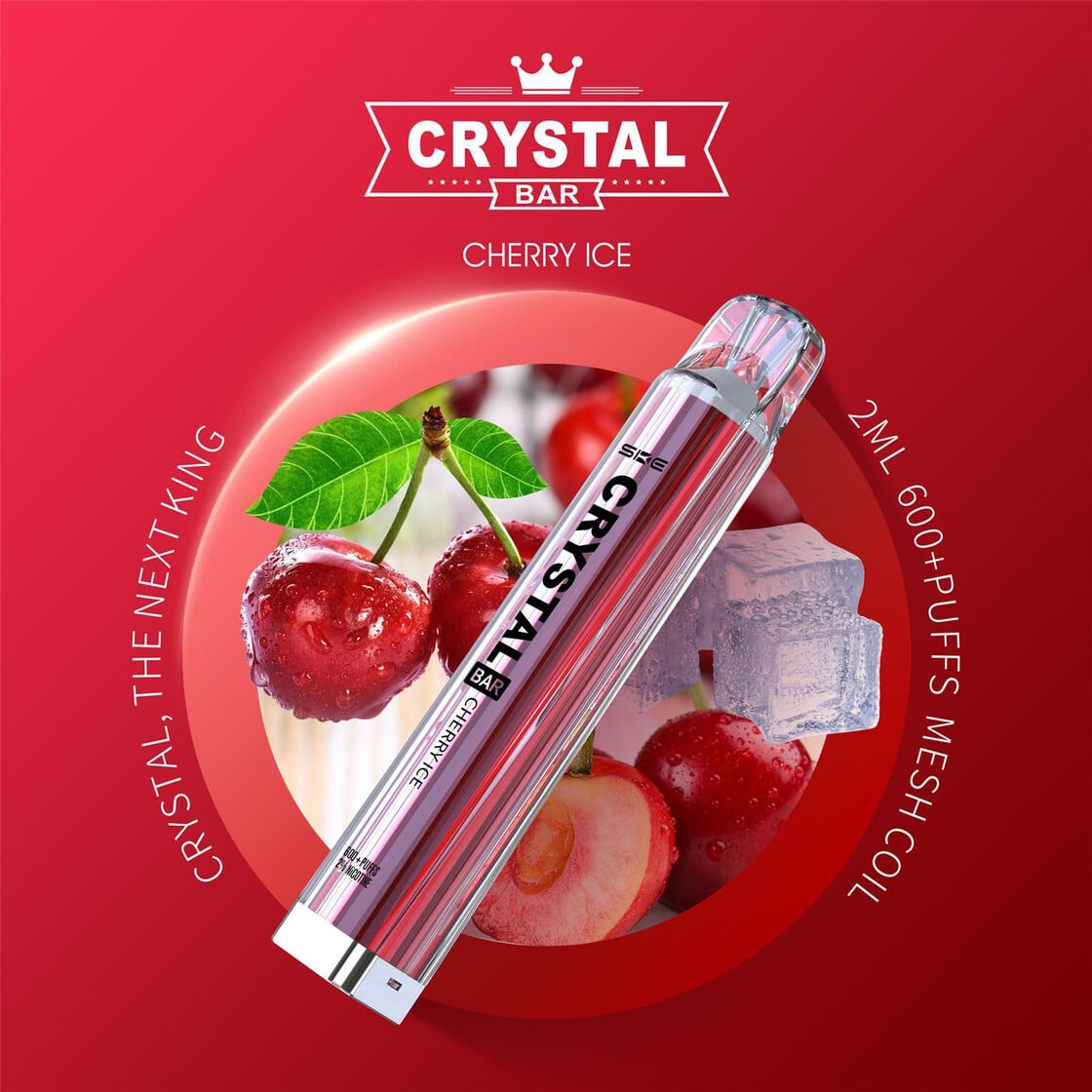Crystal SKE | Cherry Ice | 20mg Nikotin