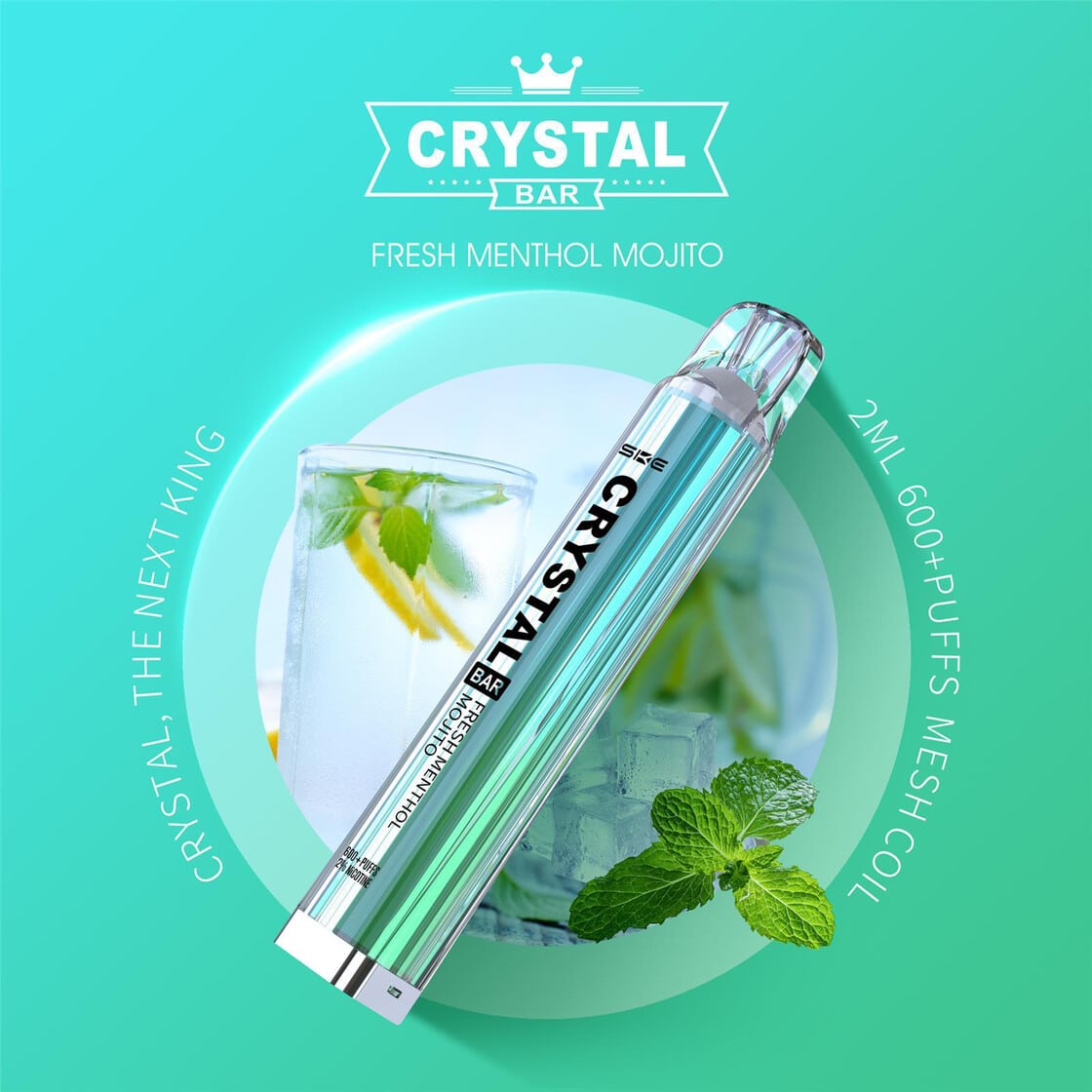 Crystal SKE | Fresh Menthol Mojito | 20mg Nikotin