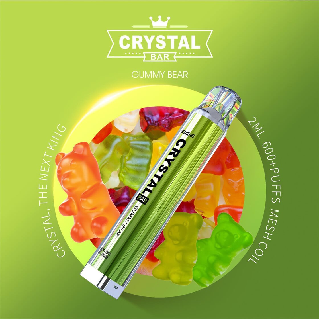 Crystal SKE | Gummy Bear | 20mg Nikotin
