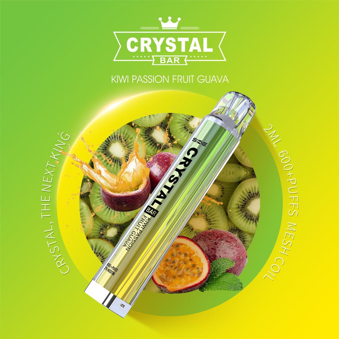 Crystal SKE | Kiwi Passion Fruit Guava | 20mg Nikotin