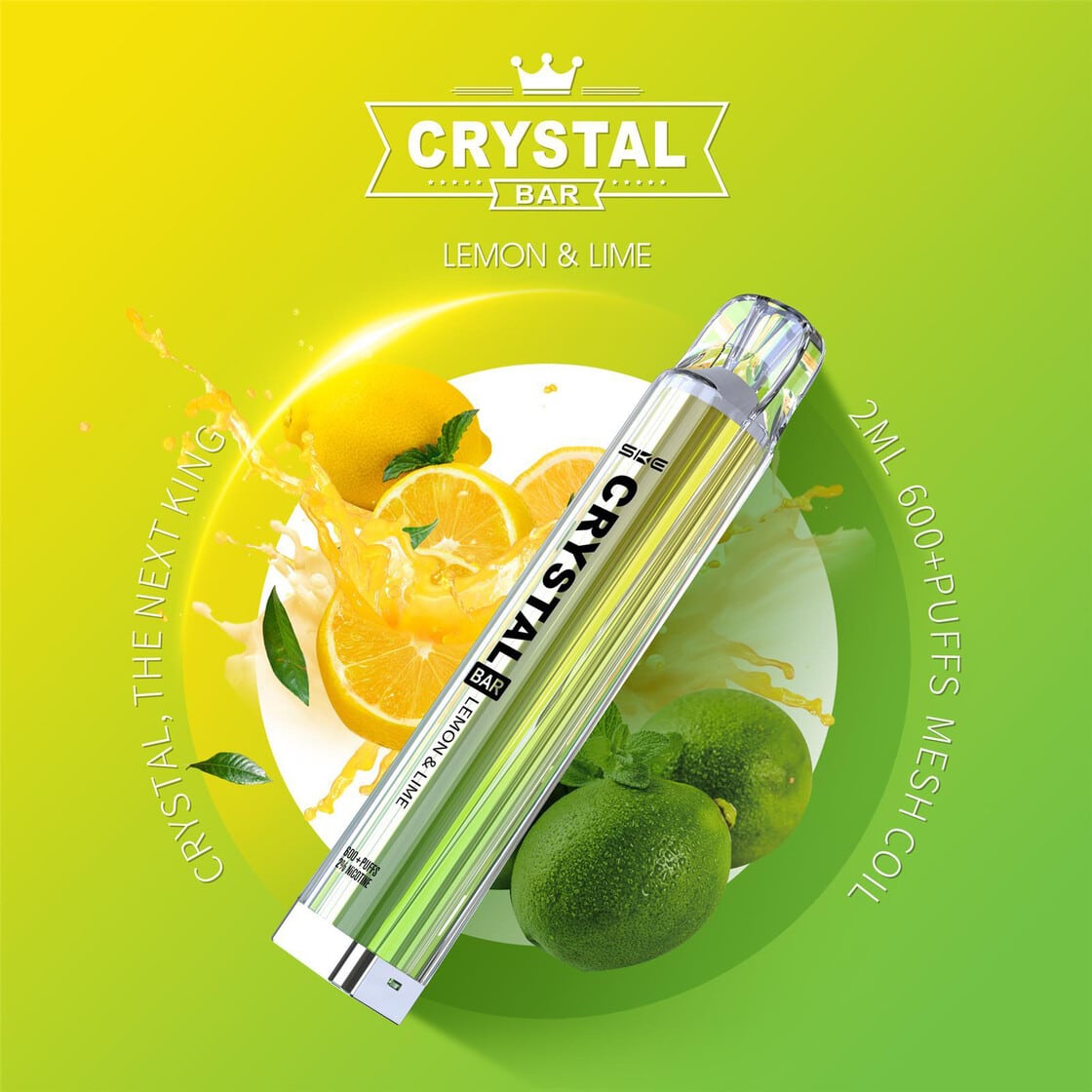 Crystal SKE | Lemon & Lime | 20mg Nikotin