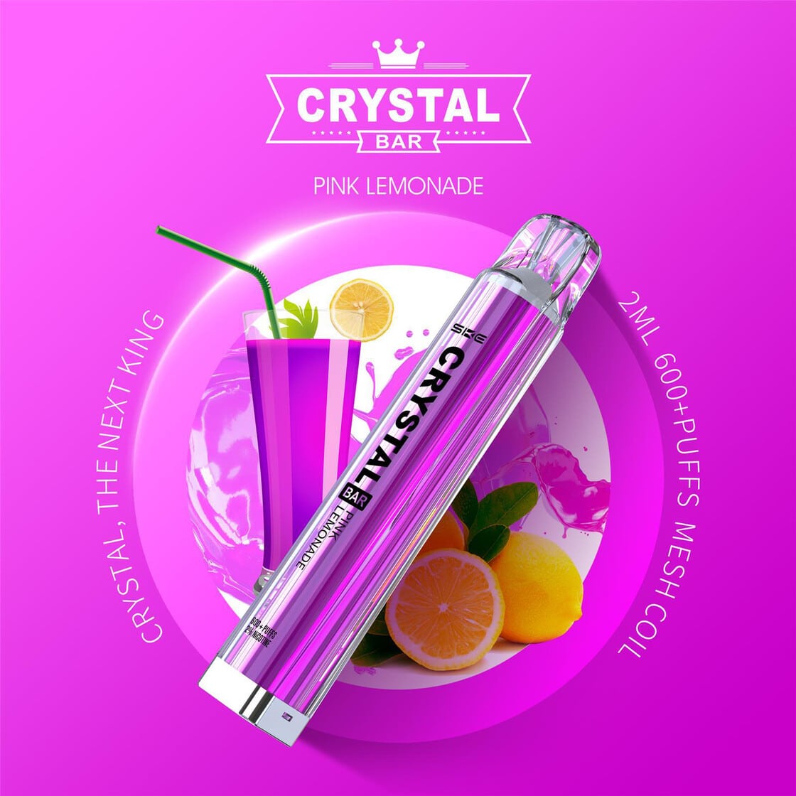 Crystal SKE | Pink Lemonade | 20mg Nikotin
