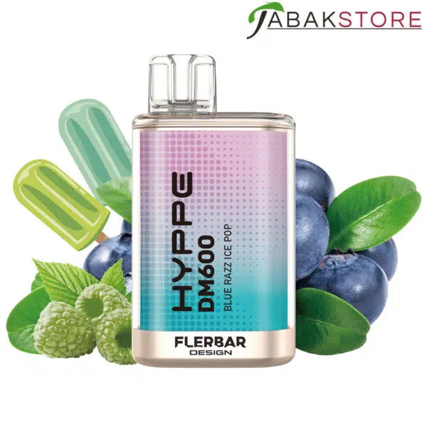 Flerbar-Hyppe-DM600-Blue-Razz-Ice-Pop-Vape