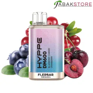 Flerbar-Hyppe-DM600-Blueberry-Cherry-Cranberry-Vape