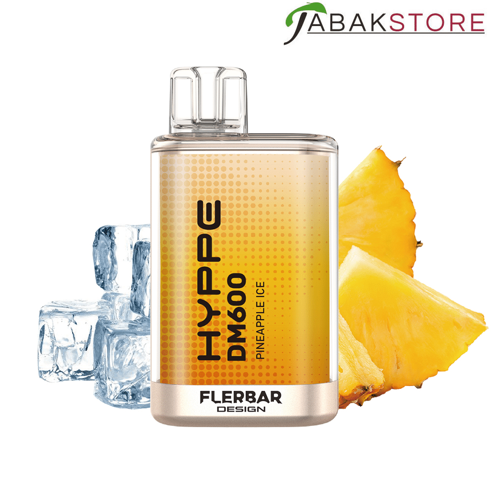 Flerbar Hyppe DM600 – Pineapple Ice – 20mg/ml