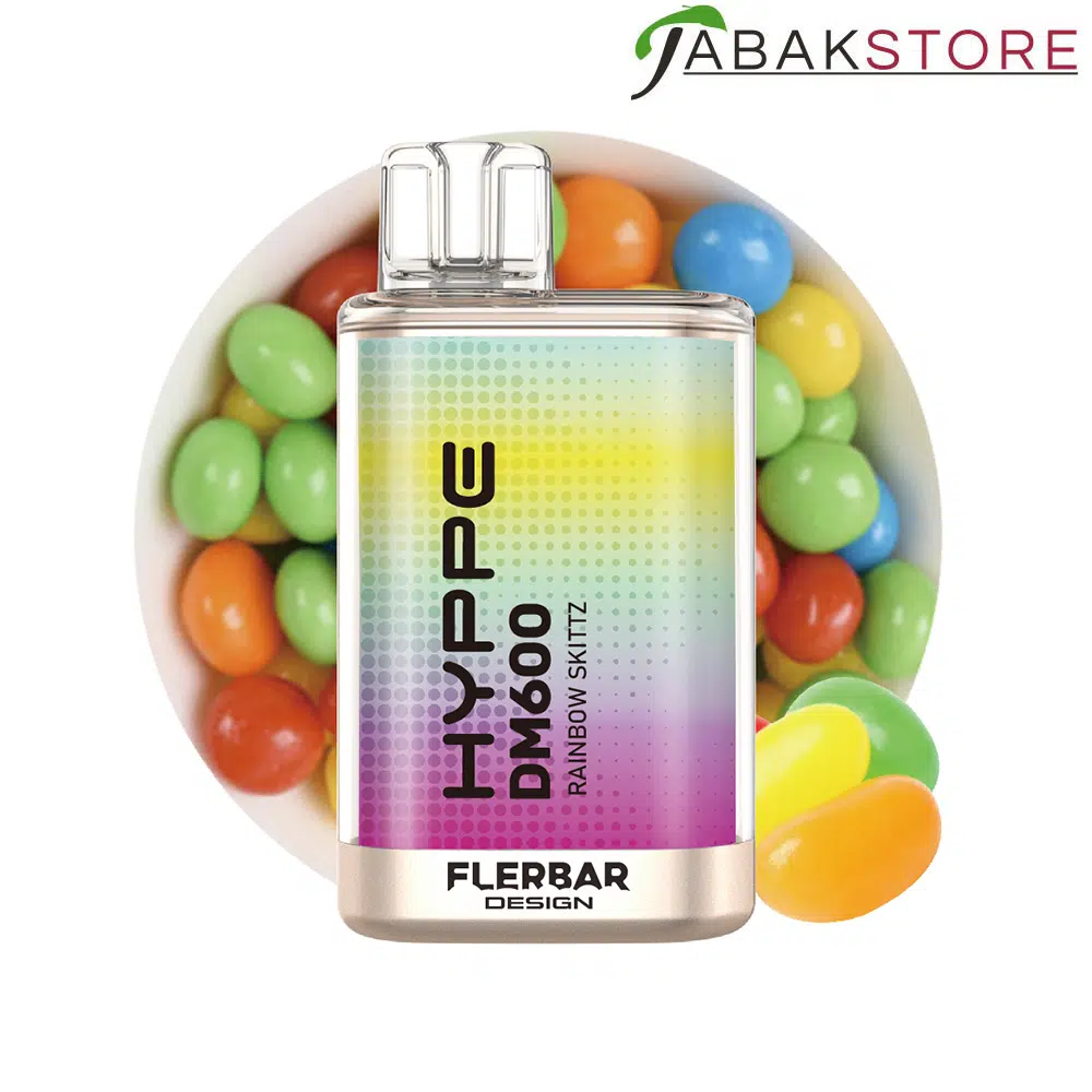 Flerbar Hyppe DM600 – Rainbow Skitzz – 20mg/ml