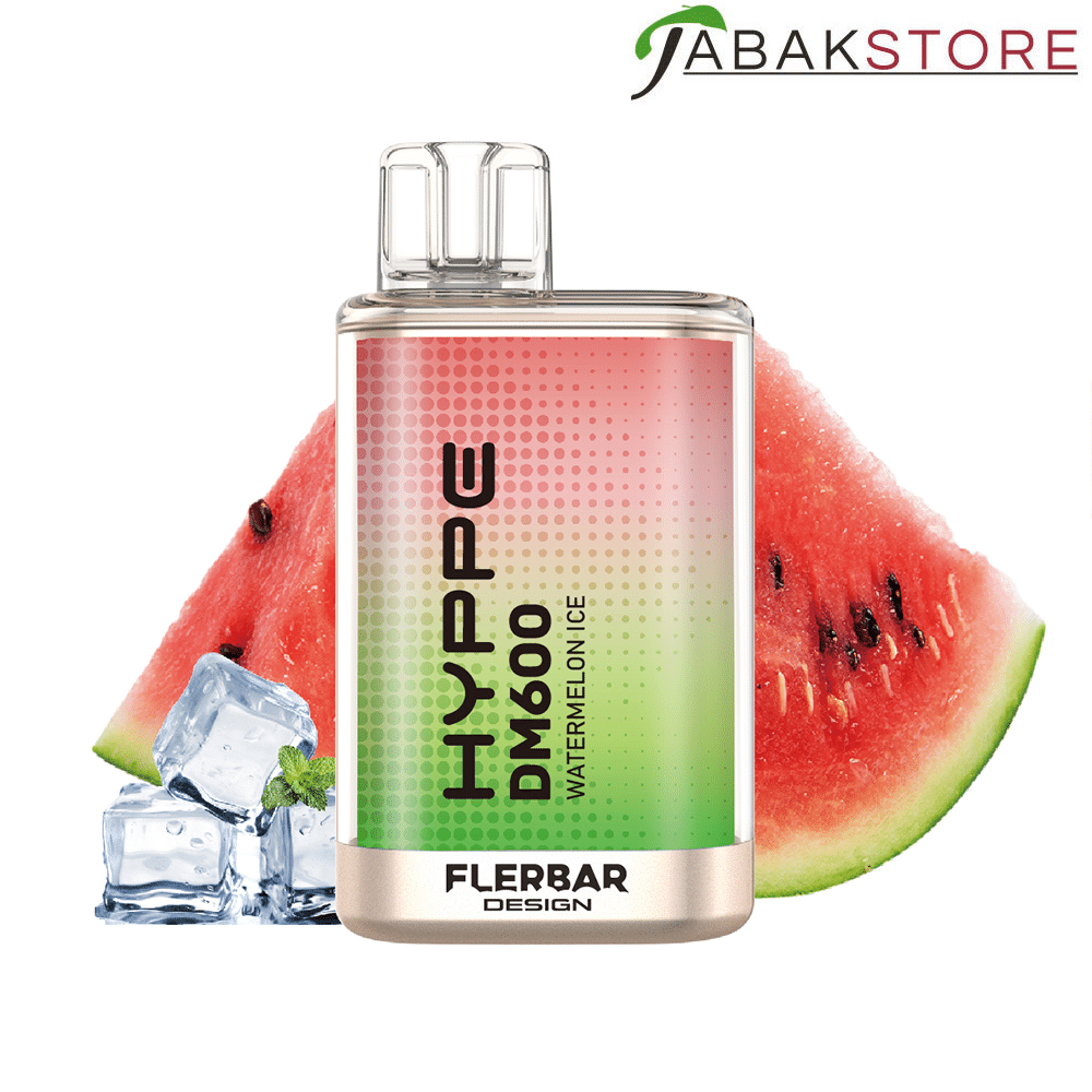 Flerbar Hyppe DM600 – Watermelon Ice – 20mg/ml