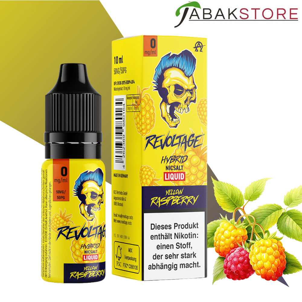 Revoltage | Yellow Raspberry | 10ml Liquid | 0mg