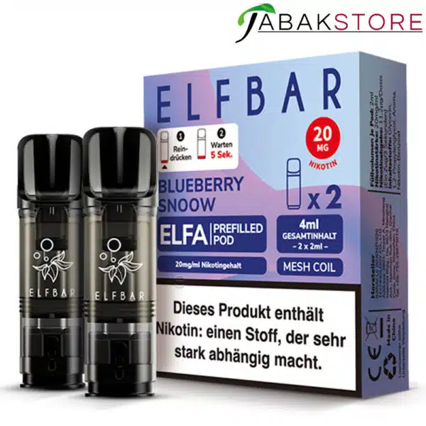 Elfa-Pods-Blueberry-Snow-2er-Pack-20mg