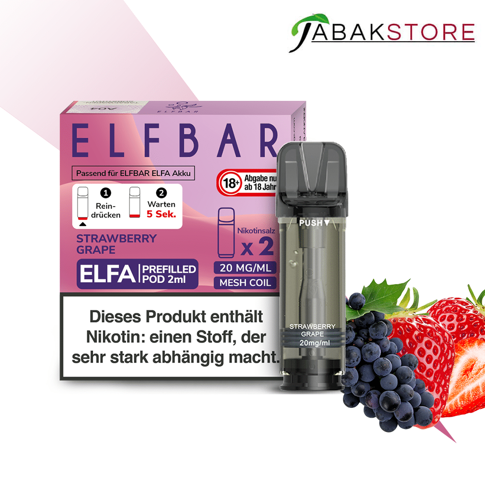 ELFA | Strawberry Grape | Liquid Pod | 20mg | 2er Pack