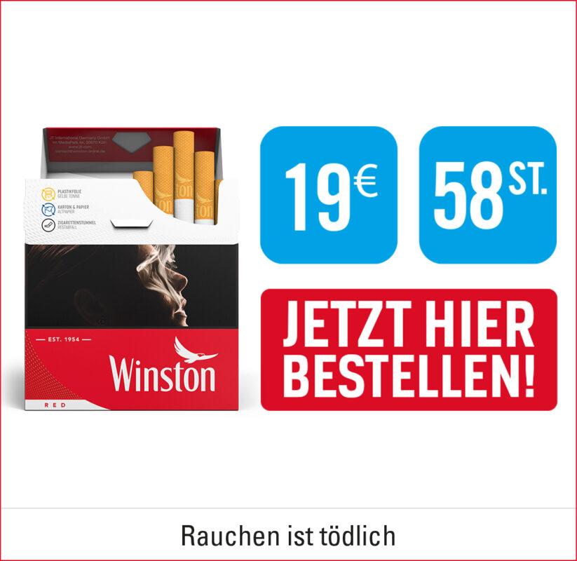 Die neue Winston 19 Euro Schachtel Banner