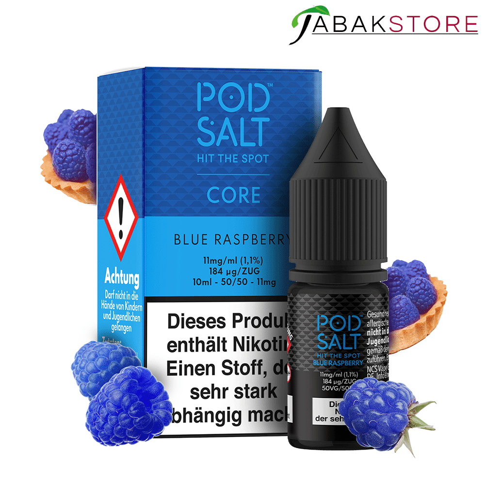 Pod Salt 10ml Liquid | Core | Blue Raspberry | 11mg