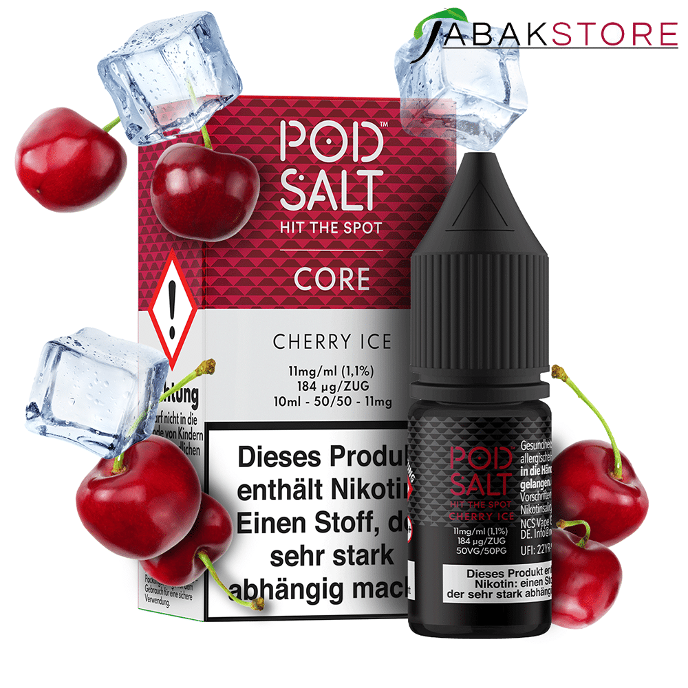 Pod Salt 10ml Liquid | Core | Cherry Ice | 11mg