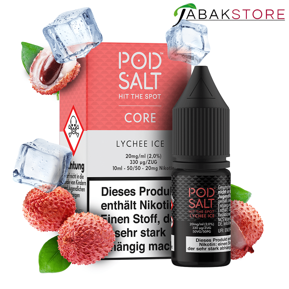 Pod Salt 10ml Liquid | Core | Lychee Ice | 20mg