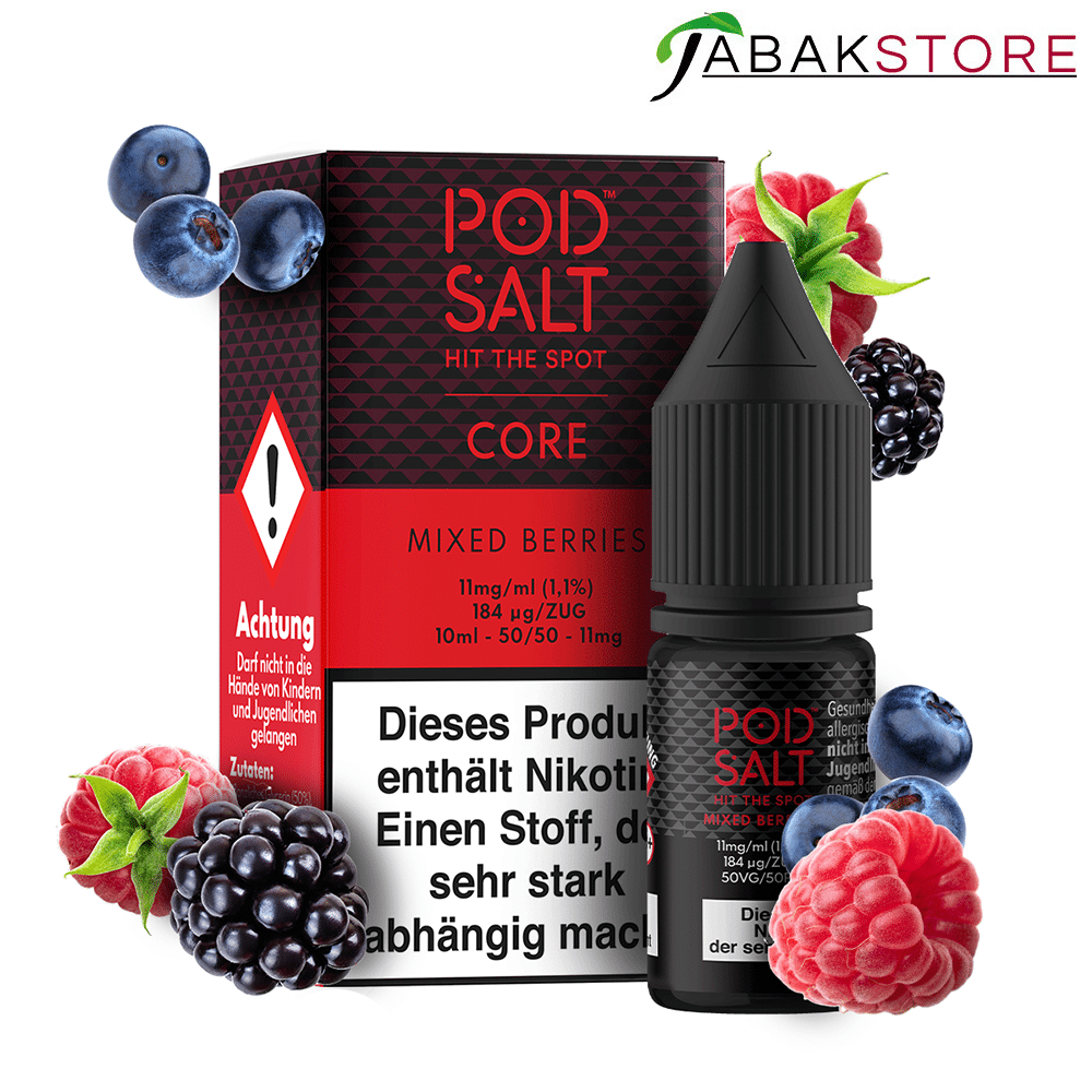 Pod Salt 10ml Liquid | Core | Mixed Berries | 11mg