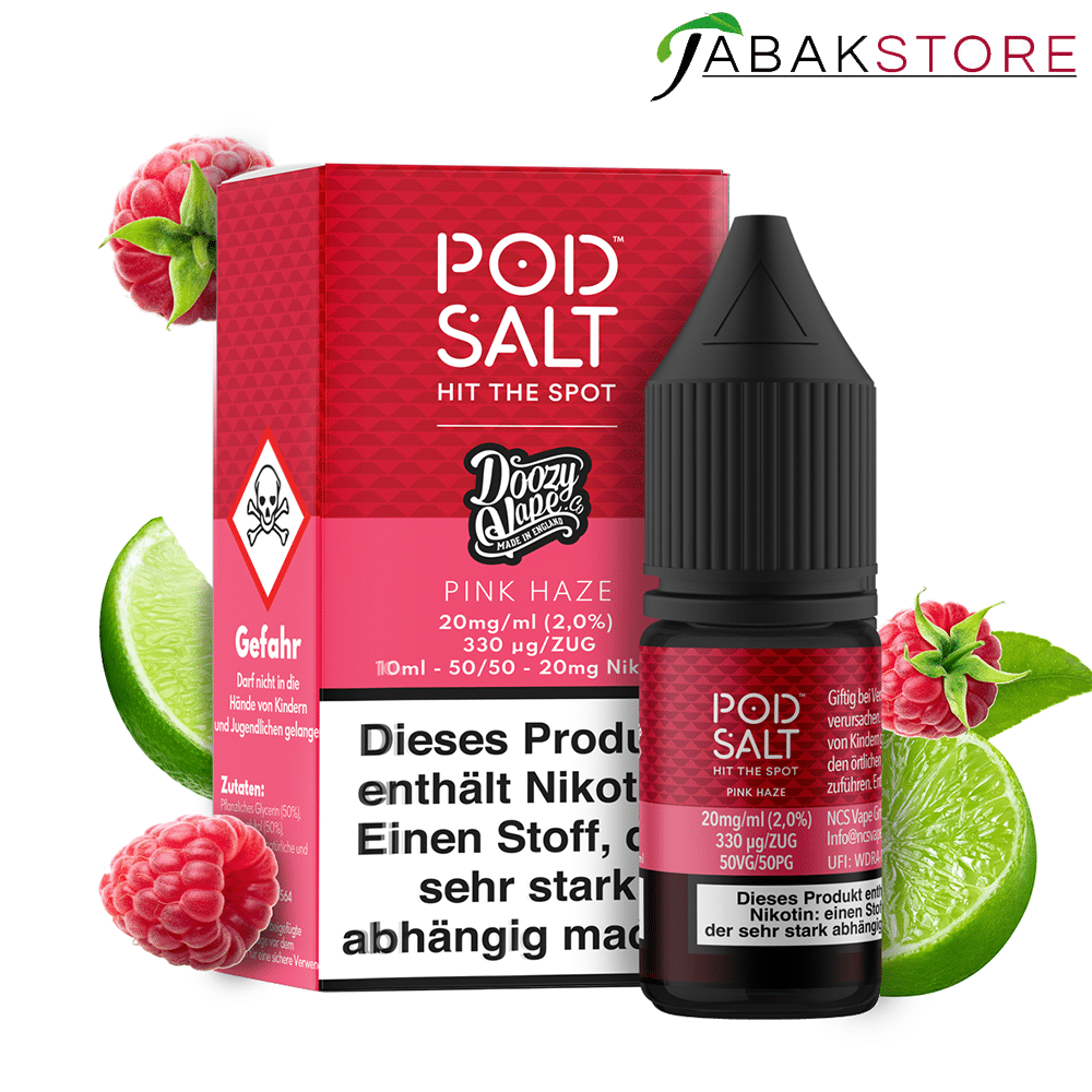 Pod Salt 10ml Liquid | Fusion | Pink Haze | 20mg