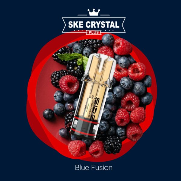 SKE Crystal einzelnd Pods Blue Fusion