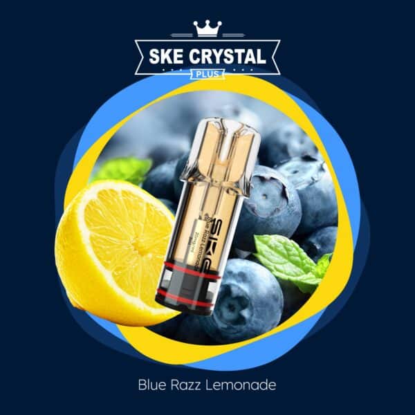 SKE Crystal einzelnd Pods Blue Razz Lemonade
