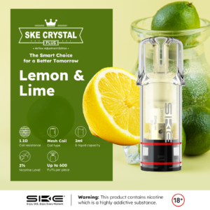SKE Plus Flavor Karte Lemon & Lime