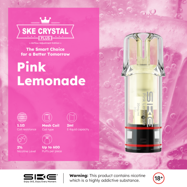SKE Plus Flavor Karte Pink Lemonade