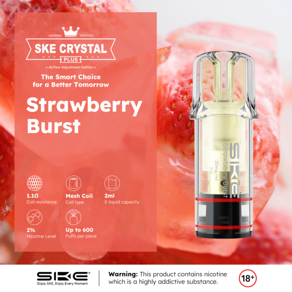 SKE Plus Flavor Karte Strawberry Burst
