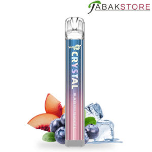 Vapeurs-Crystal-Blueberry-Peach-Ice-20mg-Vape