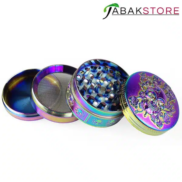 excellent-metallgrinder-rainbow-skull-gebinde-einzel-4-teilig