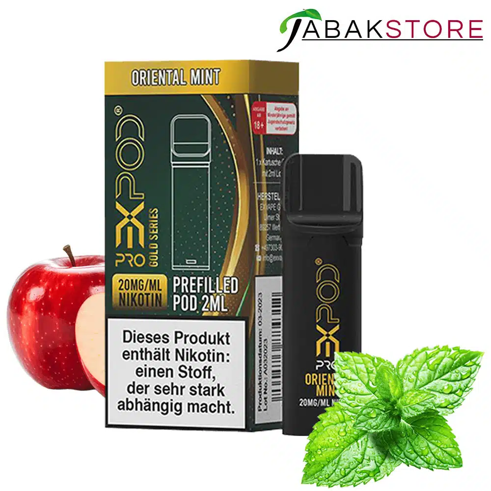 ExPod Pro | Oriental Mint | Liquid Pod | 20mg | 1er Pack | Passt ins Elfa Device!