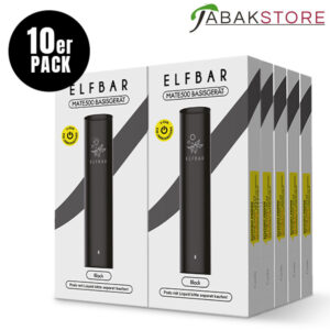 Elf-Bar-Mate-500-Device-in-der-Farbe-Black-Gebinde