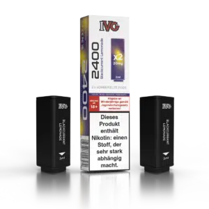 IVG 2400 Blackcurrant Lemonade Pods mit Box