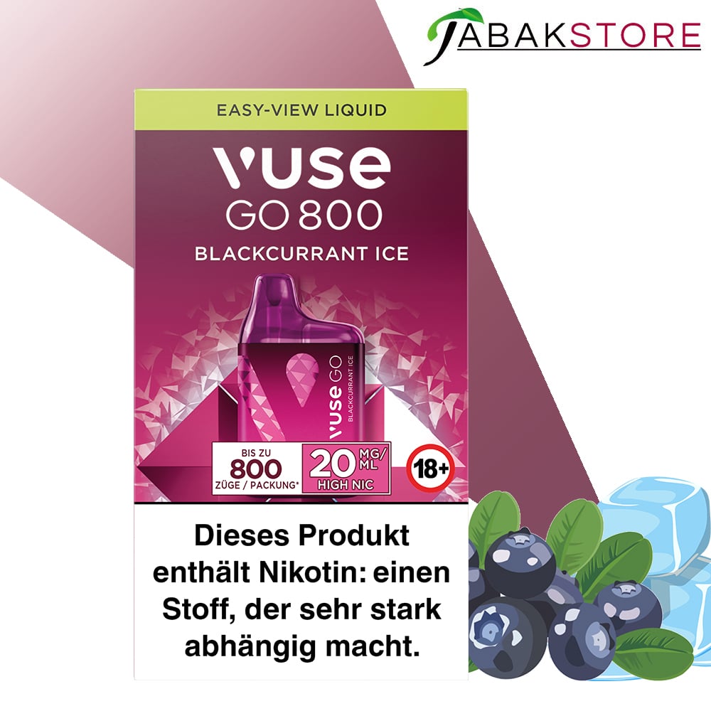 Vuse GO Box – Blackcurrant Ice – 20mg/ml