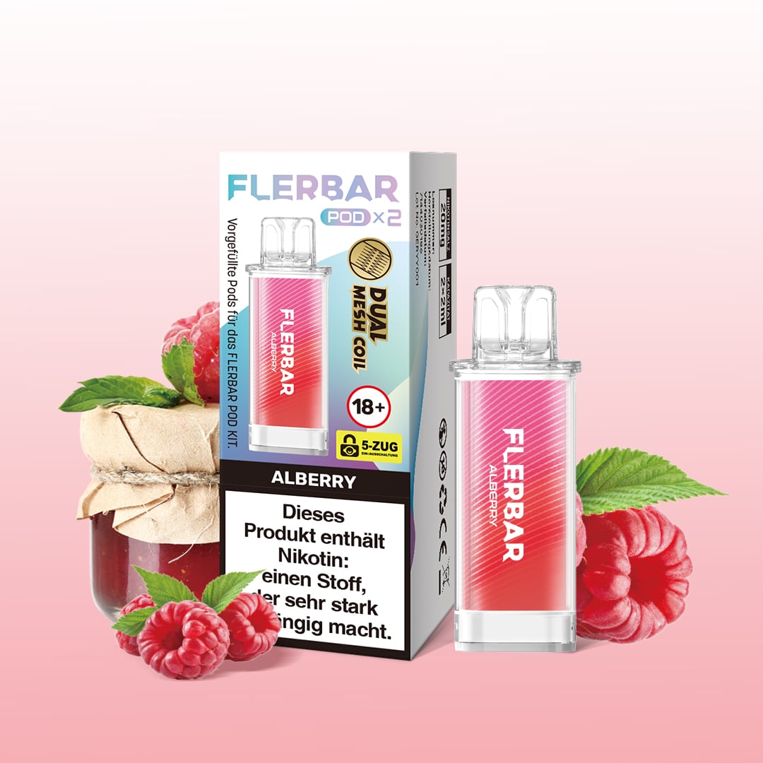 Flerbar | Alberry | Liquid Pod | 20mg | 2er Pack